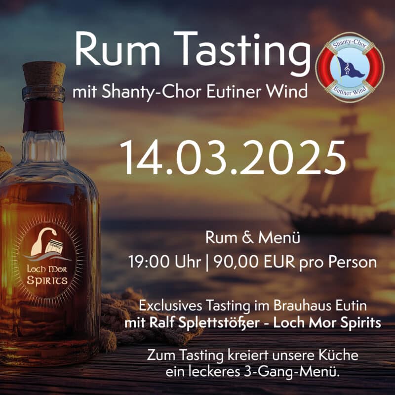 Rum-Tasting am 14. März 2025